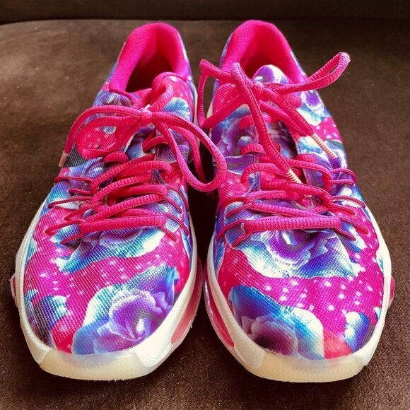 Mint Condition NIKE KD 8 Aunt Pearl 4Y Womens 5.5 to 6 36 EUR Pink Purple - Picture 4 of 16